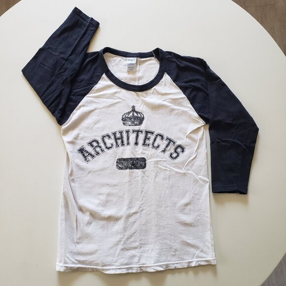 Architects UK Metalcore Hollow Crown Vintage Baseball Tee - Picture 1 of 4